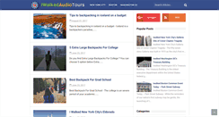 Desktop Screenshot of iwalkedaudiotours.com