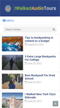 Mobile Screenshot of iwalkedaudiotours.com